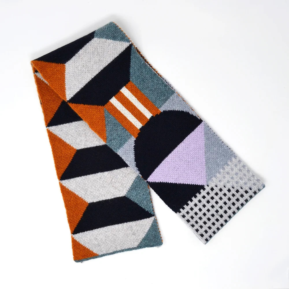 Scarlet Knitwear Payground Scarf - Lichen/Rust